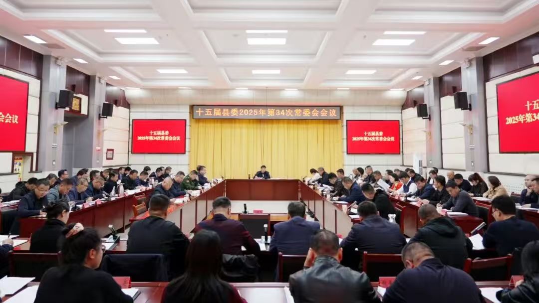 十五屆縣委召開2025年第34次常委會會議